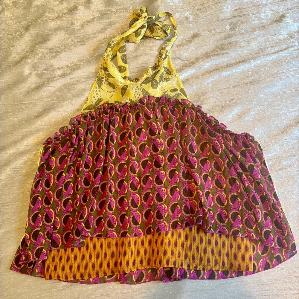 ZARA- Sheer halter top